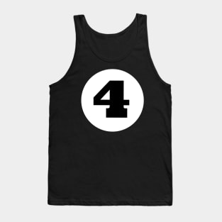 Halloween Billiard Pool Ball 4 four Group Costume Tank Top